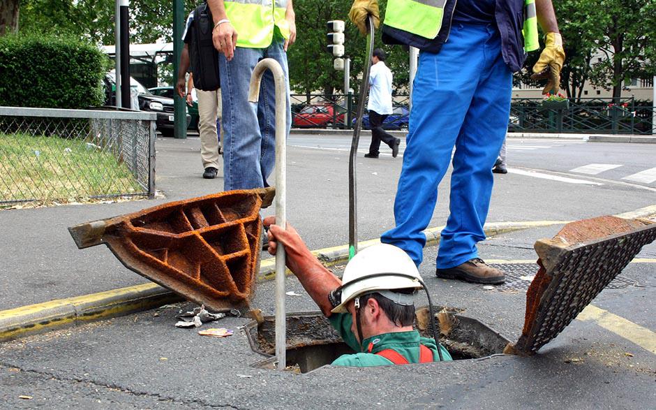 travaux assainissement Coubron